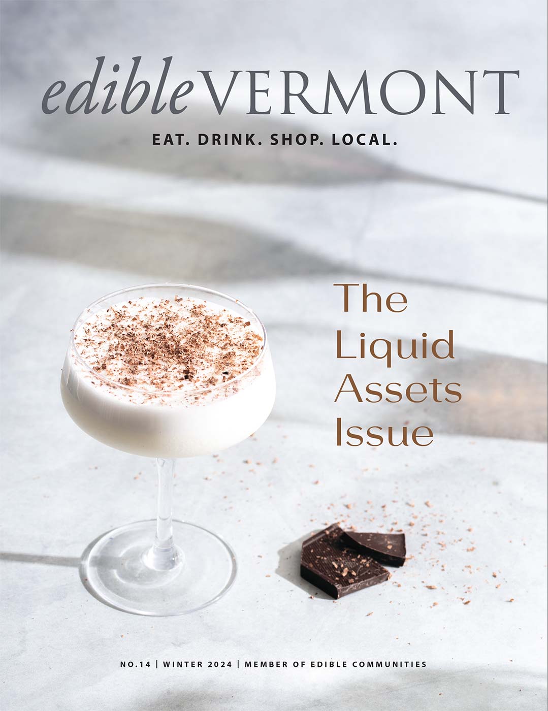 In Issue 14 Winter 2024 Edible Vermont   Cover Evt Win 24 