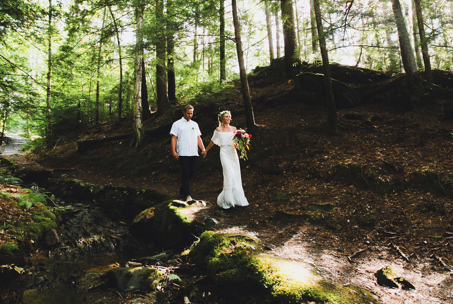 Kristen Getler and Nick Laskovski's wedding in Roxbury, Vermont.