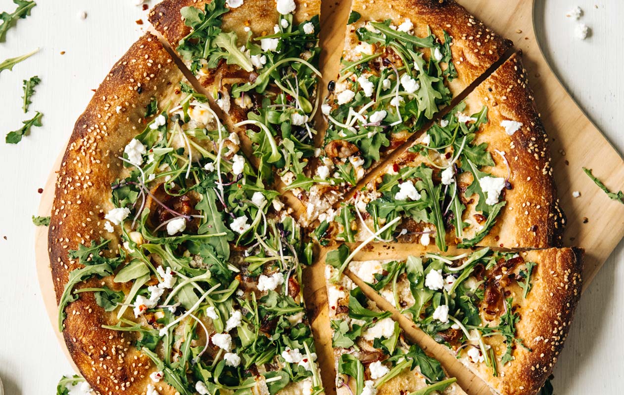 Tarry Lodge Inspired Pizza: Goat Cheese, Pistachio and Truffled Honey —  WALLTAWK