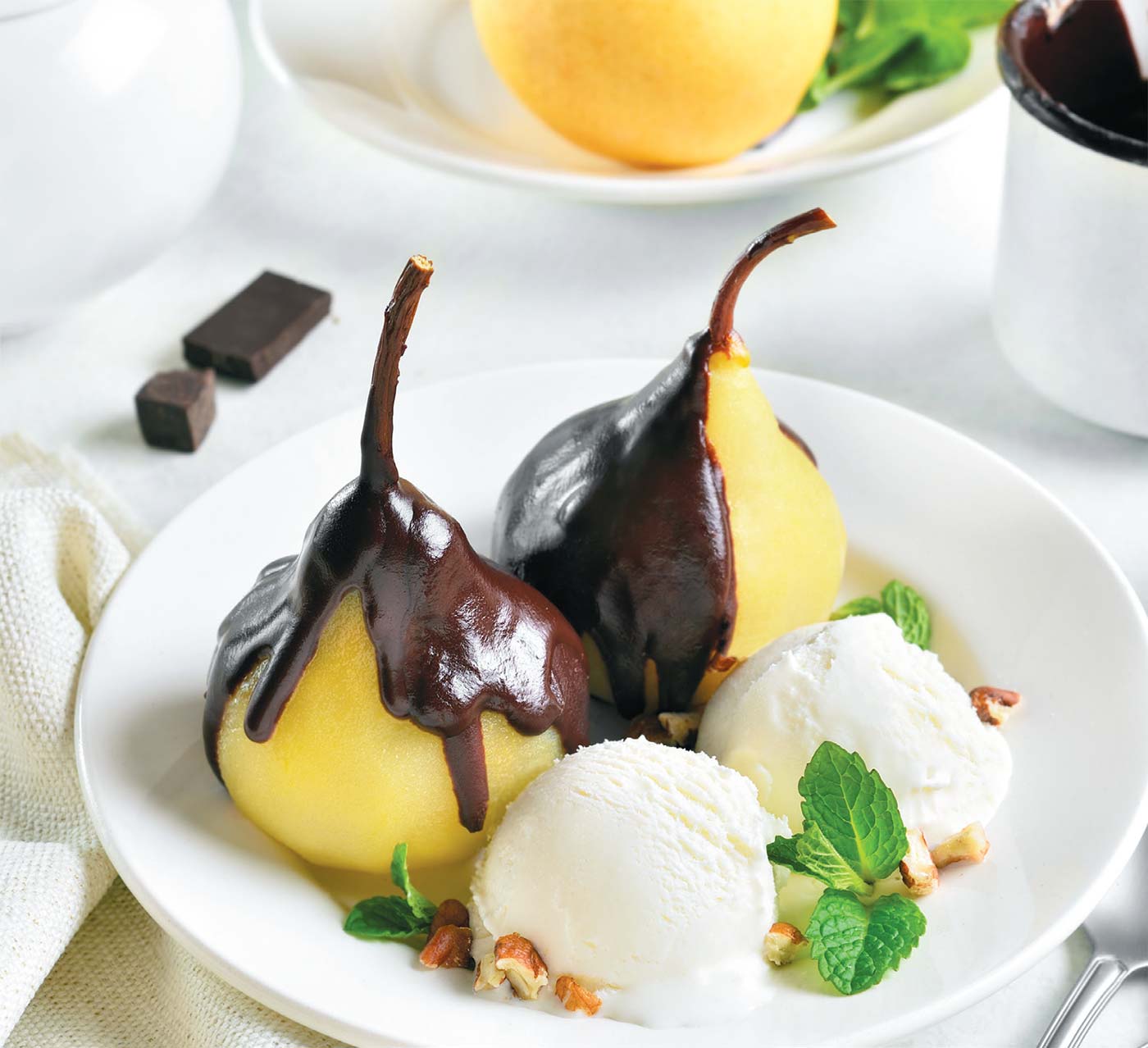 Poires Belle Helene | Edible Vermont