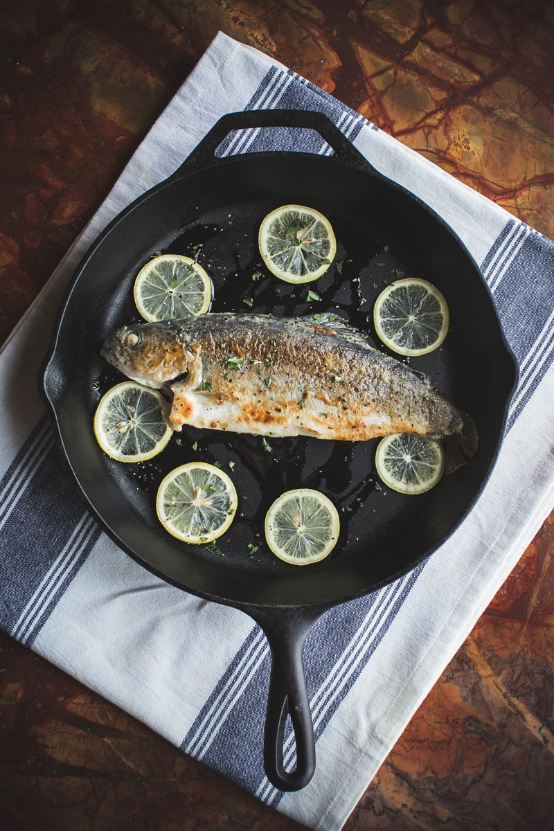 Cast Iron Skillet Baked Fish — Thread & Whisk