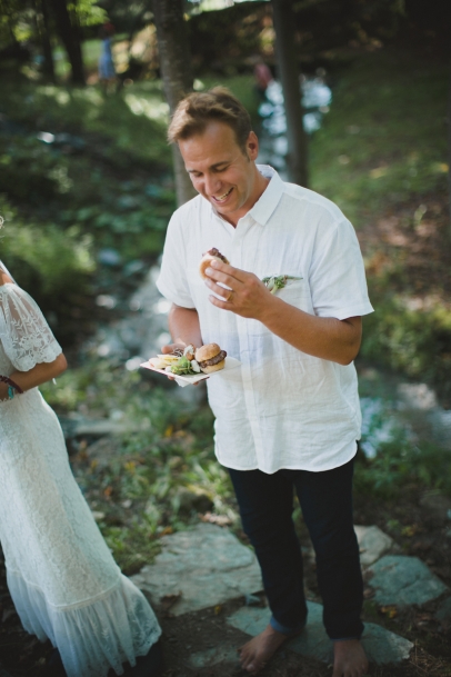 The Beauty of The Wedding Brunch, food at Kristen Getler & Nick Laskovski's wedding in Roxbury, Vermont.