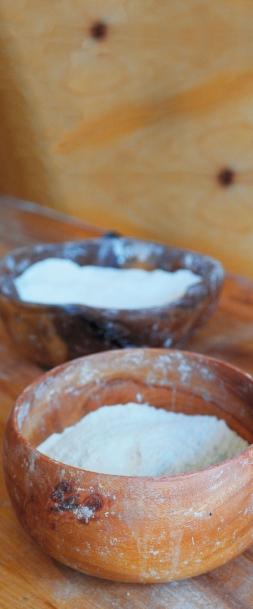 Bowls of flour