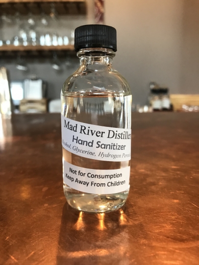 Mad River Distillers is a distillery in Waistfield, Vermont that is making hand sanitizer during the COVID-19 Crisis.