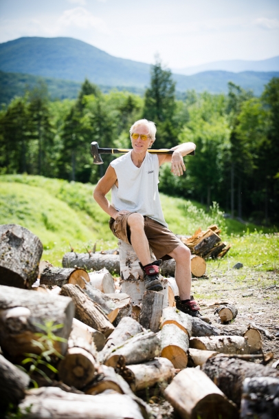 Rusty DeWees is a local actor and creator of The Logger from Stowe, Vermont.