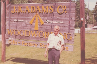 Malcolm Cooper Sr. at his facility of JK Adams. Photo provided by the Dorset Historical Society.