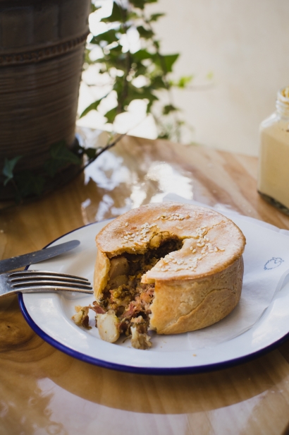 Find British meat pies and other pastries in Stafford, Vermont at Piecemeal Pies.