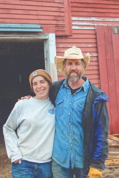 Kerry Gawalt and Stephen Leslie of Cedar Mountain Farm.