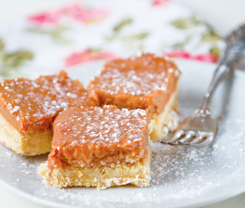 Rhubarb-Lemon Squares
